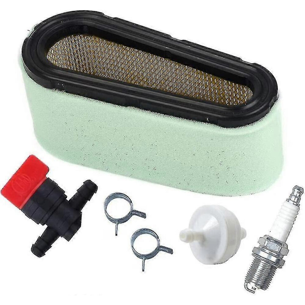 496894 Air Filter And Pre-Filter Kit For Briggs &Stratton 12.5-17 Hp 494768 Lawn Mower 6935159264543