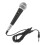 Raindrops Speaker Microphone For Karaoke Use With Sound In Black 1set 1