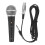 Raindrops Speaker Microphone For Karaoke Use With Sound In Black 1set 10