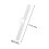 20pcs plastic vertical blind slats with double hole top holders replacement 2