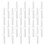 20pcs plastic vertical blind slats with double hole top holders replacement 1