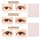4 Sheets/200pcs Double Eyelid Fiber Strips Invisible Lifting Stickers 11