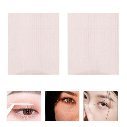 4 Sheets/200pcs Double Eyelid Fiber Strips Invisible Lifting Stickers 2
