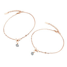 Creatieve Gouden Enkelketting Met Bowknot Dames