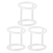 Mlins 3 Pcs Ice Cream Machine Seal 3.20x3.20x2.90cm White