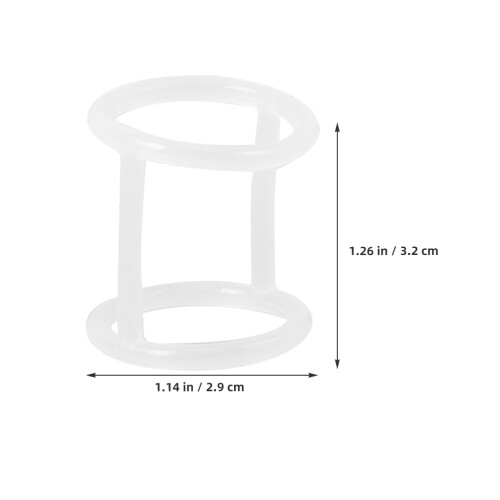 Mlins 3 Pcs Ice Cream Machine Seal 3.20x3.20x2.90cm White 1