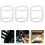 Mlins 3 Pcs Ice Cream Machine Seal 3.20x3.20x2.90cm White 11