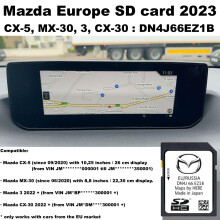 Mazda CX-5, CX5 SD card map update UK & Europe 2023 - DN4J66EZ1B