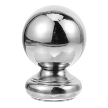 Indoor Stainless Steel Ball Handrail 9.70x6.30x6.30cm Silver