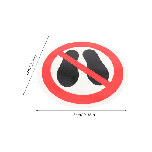 Do Not Step Outdoor Sticker Floor Stop Sign Electrical Warning Signs 1
