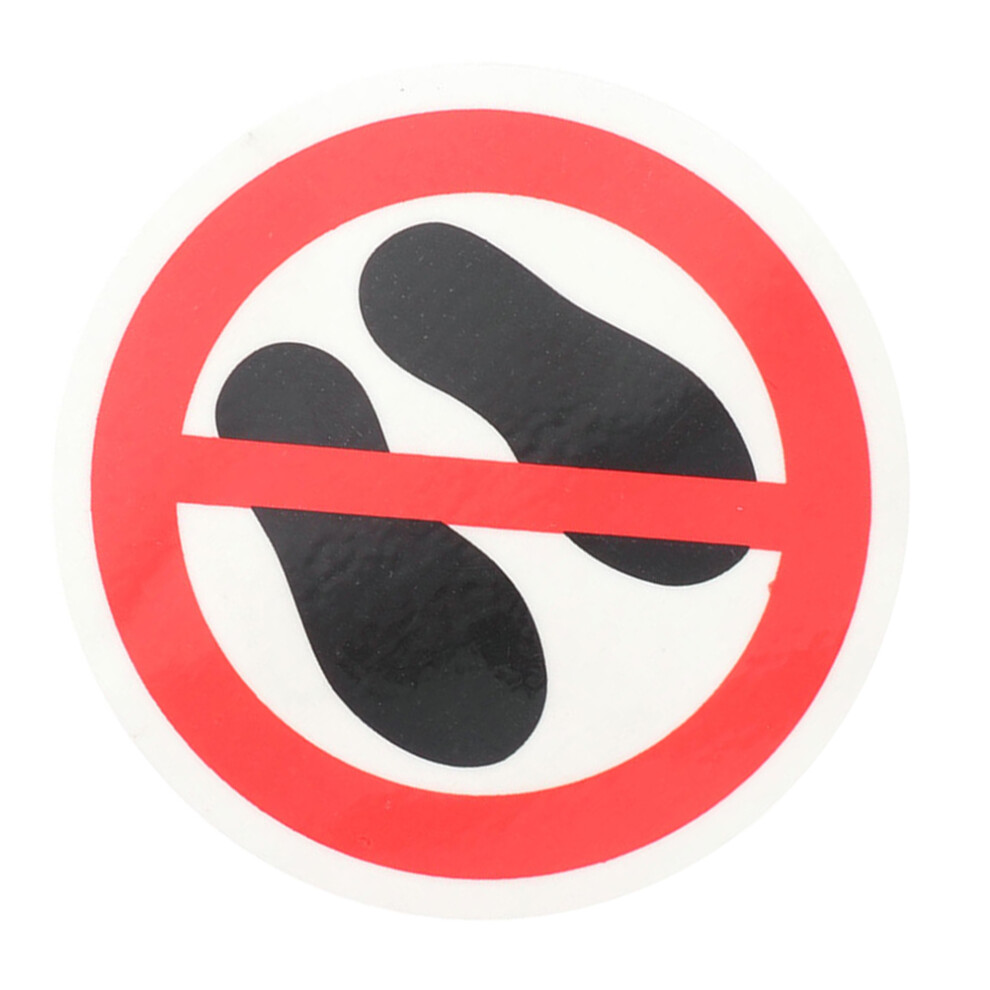 Ohphcall Do Not Step Outdoor Sticker Floor Stop Sign Electrical Warning Signs