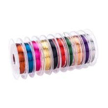 10Rouleaux Fil De Cuivre Fil Souple Pour