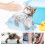 Cat Shower Bag Polyester Breathable Cats 1 Set 10