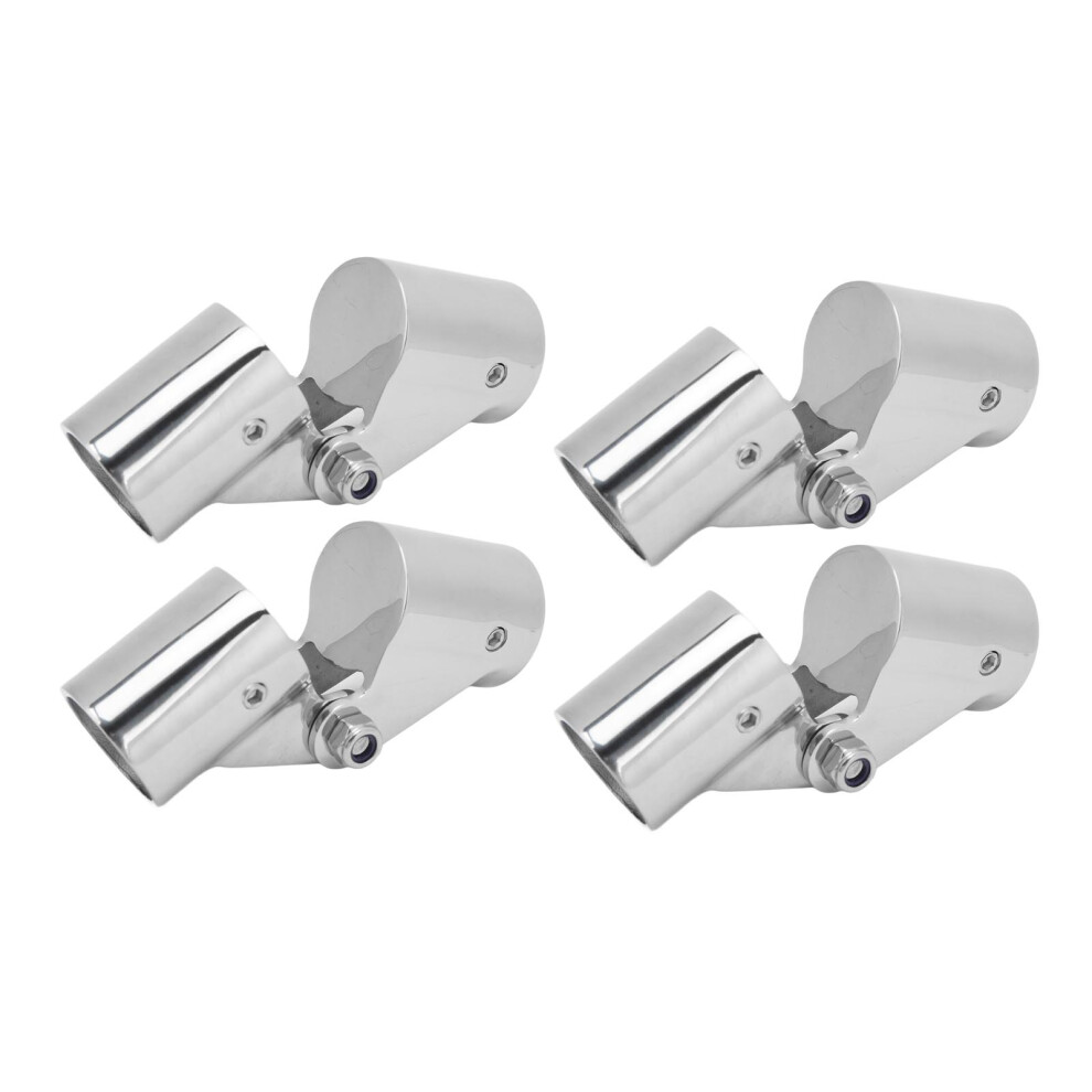 Stainless Steel 25Mm Boat Pipe Connector For Marine Yachts (4Pcs) 4681351458526