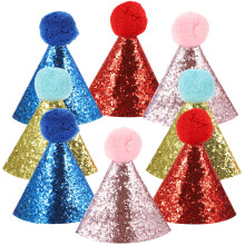 Puppy Accessories Dog Birthday Hat Blue 8-Pcs Pet Costume