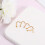 5 Pcs Nose Stud Set Studs Ring Heart Corkscrew Rings Golden 4