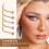 5 Pcs Nose Stud Set Studs Ring Heart Corkscrew Rings Golden 8