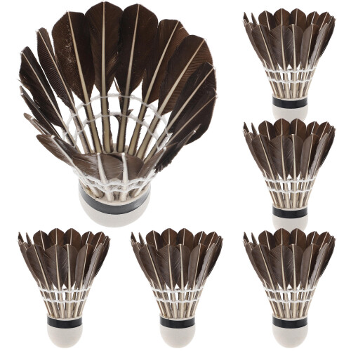 Worgeous Entertainment Shuttlecocks Multi 6pcs 3.34x2.36x2.36in