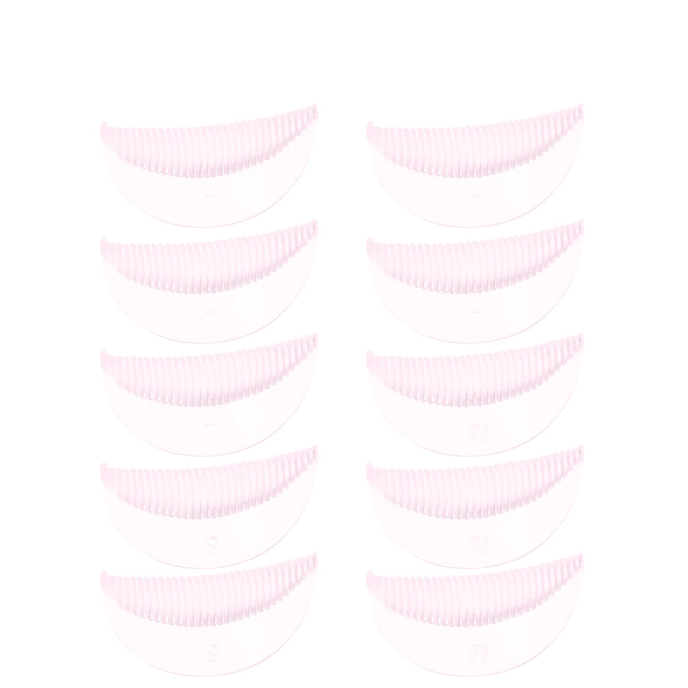 Inoomp 5 Pair Eyelash Perming Curler Shield Pads False Eyelash Patches New