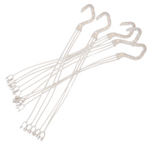 Hanging Plant Bracket For Flowerpot Holder White Plastic 5pcs