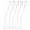 Hanging Plant Bracket For Flowerpot Holder White Plastic 5pcs 10
