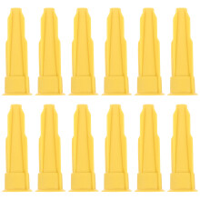 24Pièces Caps Protecteurs Jaunes Pour Tubes De Mastic Usage Maison