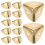 Stainless Steel Box Edge Protector Multi 12pcs 1.3x1.3x0.8in 11