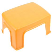 creative footstool for living room use orange