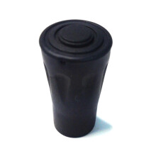 5pcs black rubber foot covers for trekking poles, hiking sticks, chair legs