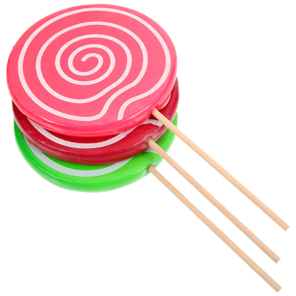 3Pcs Fake Lollipop Models Prop Decorations Photo Props 3252825479753