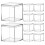 10pcs Acrylic Candy Box with Lid Display Case for Chocolate Storage 5