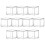 10pcs Acrylic Candy Box with Lid Display Case for Chocolate Storage 9