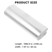 1 Roll Shrinkage Film Heat Shrink Bag Shrinkable Packaging Sealer Bag