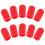 Silicone Drum Stick Silent Tips for Practice and Protection 10pcs Red 1