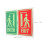 Glow In The Dark Exit Sign Sticker Self Adhesive Wall Decal 1 Set 3
