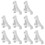 5pcs stainless steel mousse ring molds baking cake cookie tool 9