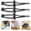 Neck Pillow Adjust Strap Black Elastic For Travel Pillow 6pcs 2