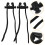 Neck Pillow Adjust Strap Black Elastic For Travel Pillow 6pcs 4