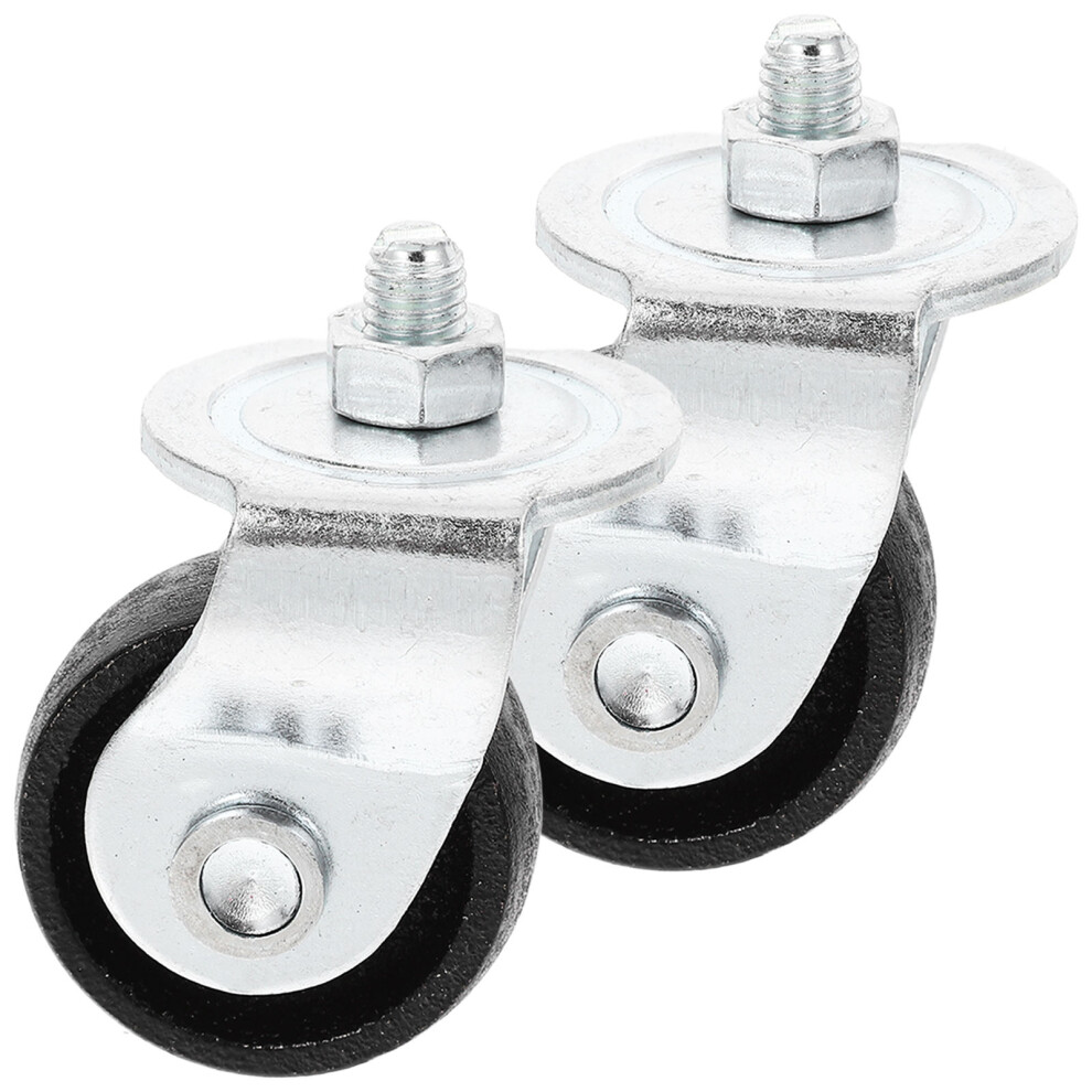 Silver Steel Caster Wheels, 2-Ton, For Floor Jack, Furniture 3252825452626