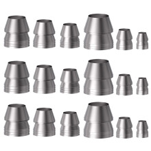 18Pcs Iron Hammer Wedges Metal Reinforcing Tool Accessories Silver