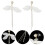 small pet cosplay crown hat necklace pendant set 2