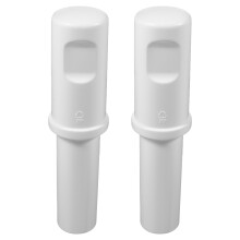 2pcs Meat Grinder Accessory Tamping Food Ingredients White