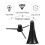 Small Instrument Stand Black Iron Tripod For Students 1pcs 11