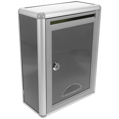 Wall Hanging Mail Box Office 28.50x21.50x10.50cm Grey