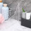 Corner Splash Guard Acrylic 2pcs Transparent Flat Panel 11