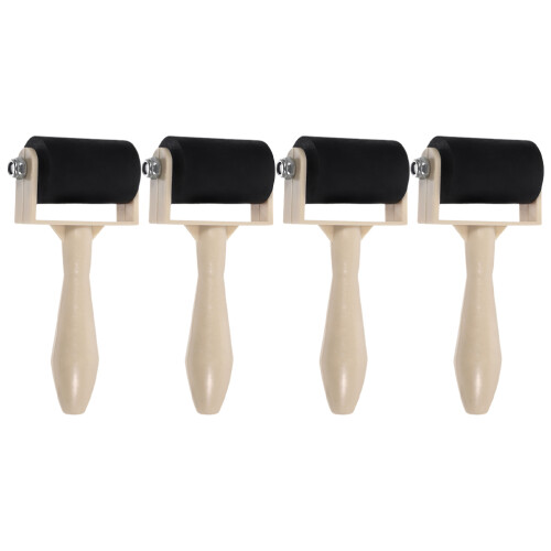 Printmaking Roller Rubber 4pcs 3.73x1.97x0.79in