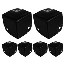 Electroplated Metal Corner Guards 6pcs Cabinet Speaker Box Protectors
