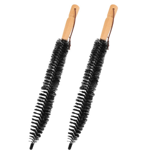 Masteelf  2 Pcs Portable Stainless Chimney Cleaning Brush Dad