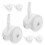 Worgeous 6pcs Stroller Replacement Wheels Durable 9.00x6.00x4.20cm 11