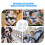 Worgeous 6pcs Stroller Replacement Wheels Durable 9.00x6.00x4.20cm 9